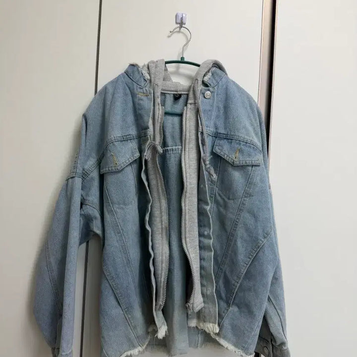 [BUNJANG] Vintage Denim Jacket / 후드빈티지 데님자켓 프리사이즈
