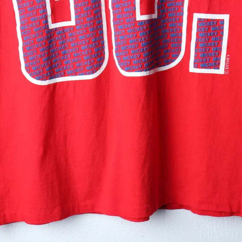 [BUNJANG] Disney Mickey Mouse Vintage T-shirt / W(F) 디즈니 반팔 티셔츠 빅사이즈 80년대 미키마우스-185F6