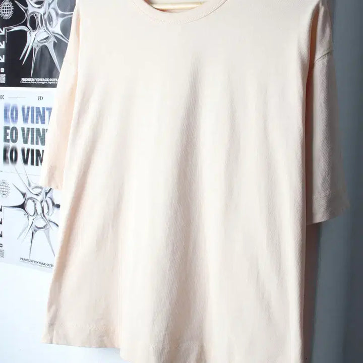 [BUNJANG] Cos Basic Short-Sleeve T-Shirt (M-XL) - Apricot / W(M-XL) 코스 반팔 티셔츠 오버핏 살구색 무지-185F8