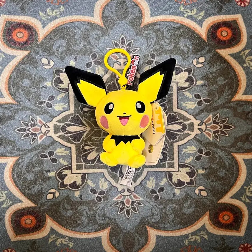 [BUNJANG] Pokemon Pichu Plush Keyring / 포켓몬_피츄 인형 키링 가방고리 새상품