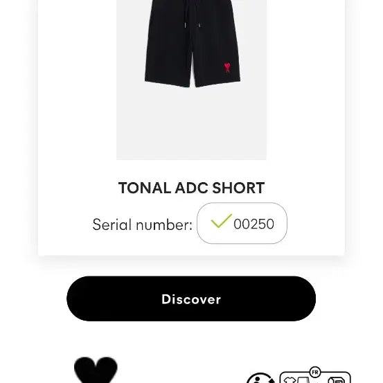 [BUNJANG] Ami Bermuda Shorts / 신상) 아미 버뮤다 반바지. 새상품. 아미 버뮤다 반바지.