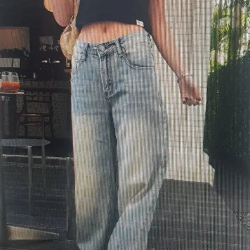 [BUNJANG] Wide Denim Pants / (해외배송)연청 와이드 데님 팬츠