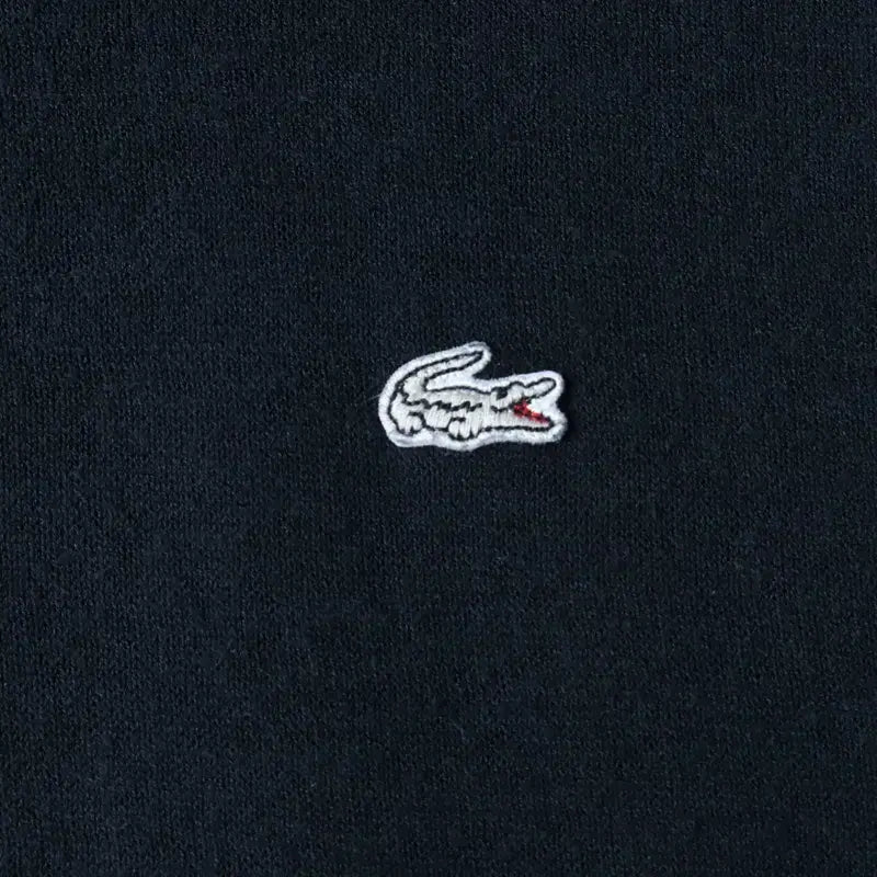 [BUNJANG] Lacoste Charcoal Knit Polo T-Shirt / (M) 라코스테 반팔 카라 티셔츠 니트 차콜 무지 놈코어-185BF