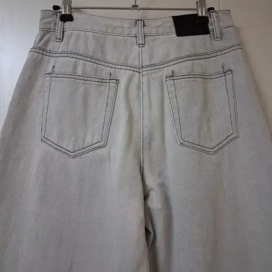 [BUNJANG] ZOOQ Wide Gray Denim Pants / 주크 와이드 그레이 데님 팬츠