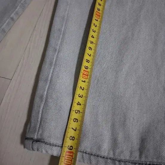 [BUNJANG] ZOOQ Wide Gray Denim Pants / 주크 와이드 그레이 데님 팬츠