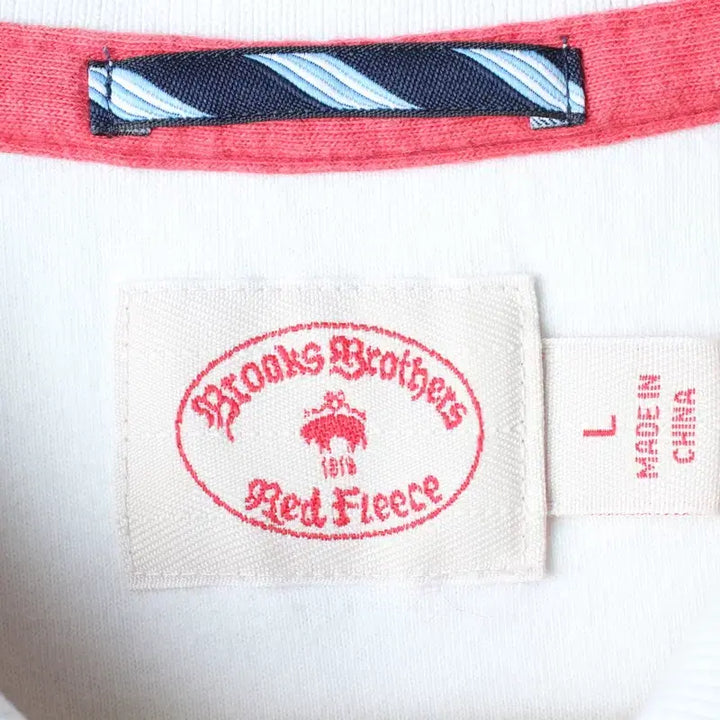 [BUNJANG] Brooks Brothers Polo Shirt White / (L-XL) 브룩스브라더스 반팔 카라 티셔츠 스몰로고 화이트-185C2