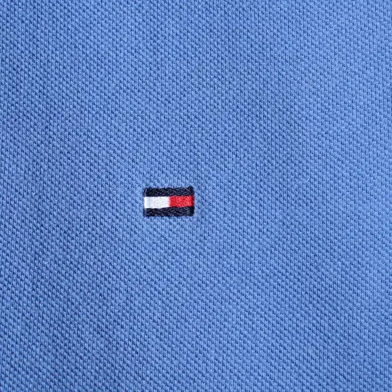 [BUNJANG] Tommy Hilfiger Short Sleeve Polo Shirt / (S-L) 타미힐피거 반팔 카라 티셔츠 작은사용감 연블루-185C8
