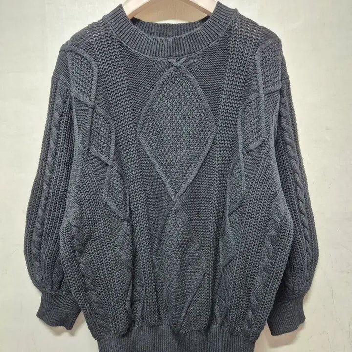 [BUNJANG] Georges Rech Cable Knit Sweater / 조르쥬레쉬 케이블 패턴 니트(새상품)
