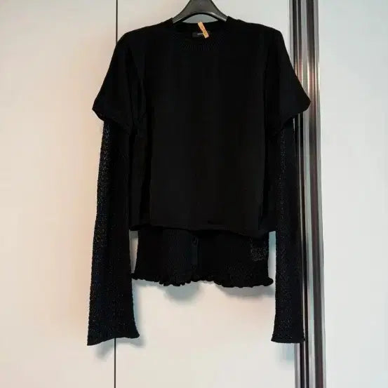 [SOLD OUT] 시스템 블랙 레이어드 니트세트