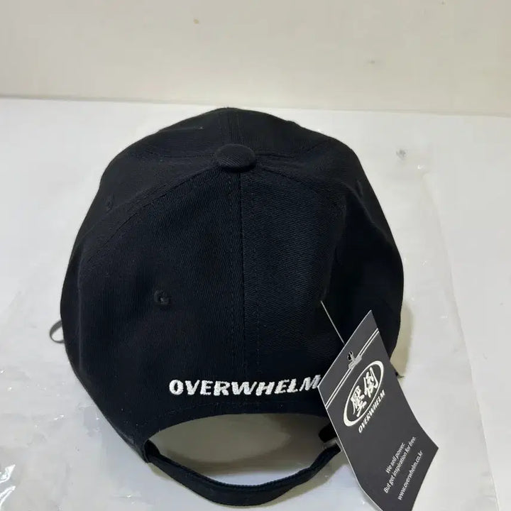 [BUNJANG] OVERWHELM Black Ball Cap Hat / OVERWHELM 블랙 볼캡 모자 압도 새상품