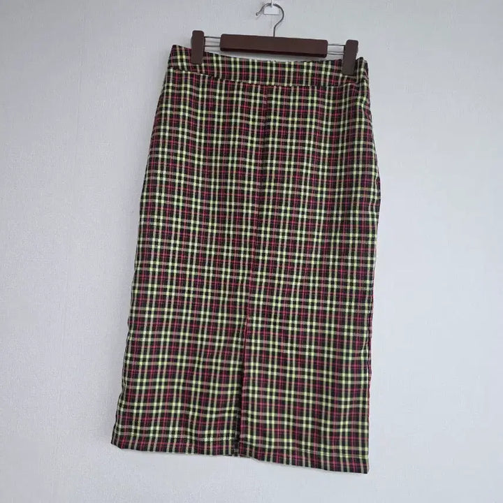 [BUNJANG] LAP Check Pattern H-Line Skirt / LAP체크 패턴 H라인 스커트