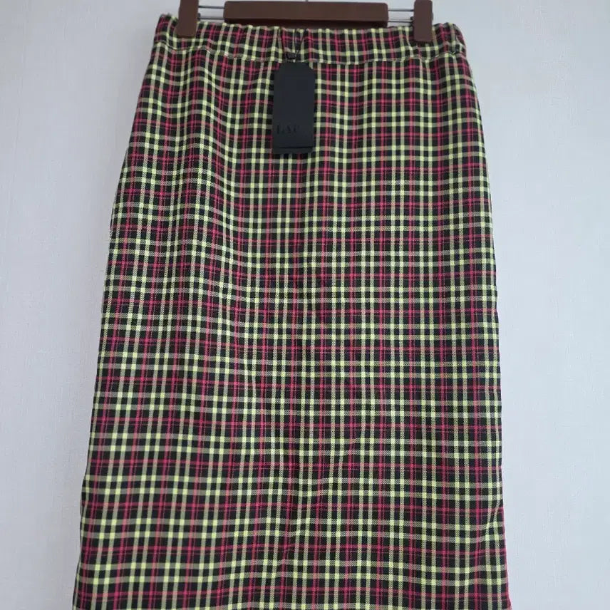 [BUNJANG] LAP Check Pattern H-Line Skirt / LAP체크 패턴 H라인 스커트