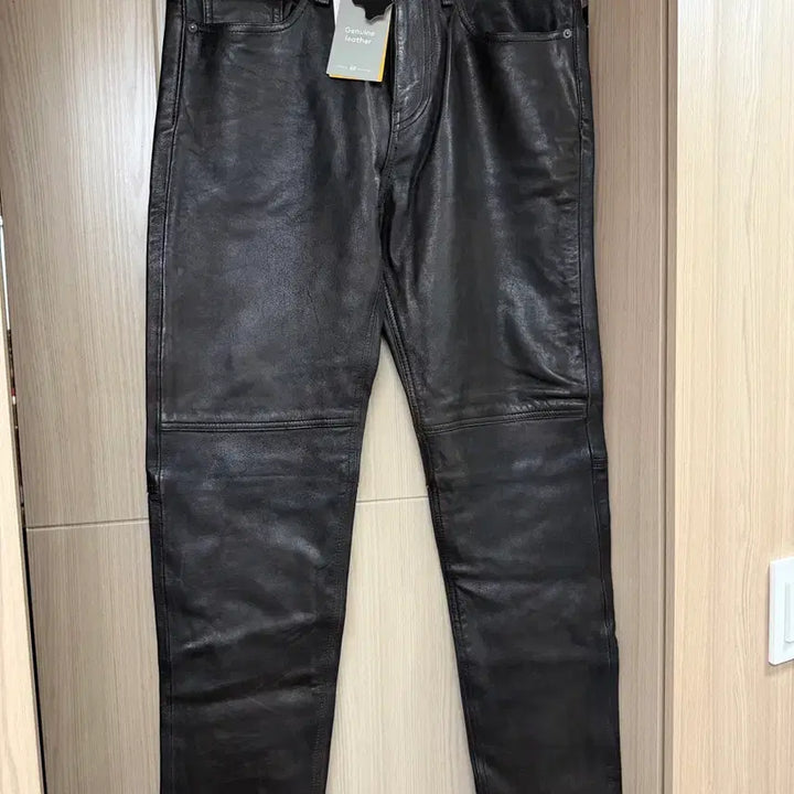 [BUNJANG] H&amp;M Edition Real Leather Biker Pants / H&amp;M 에디션 리얼 레더 바이커 팬츠
