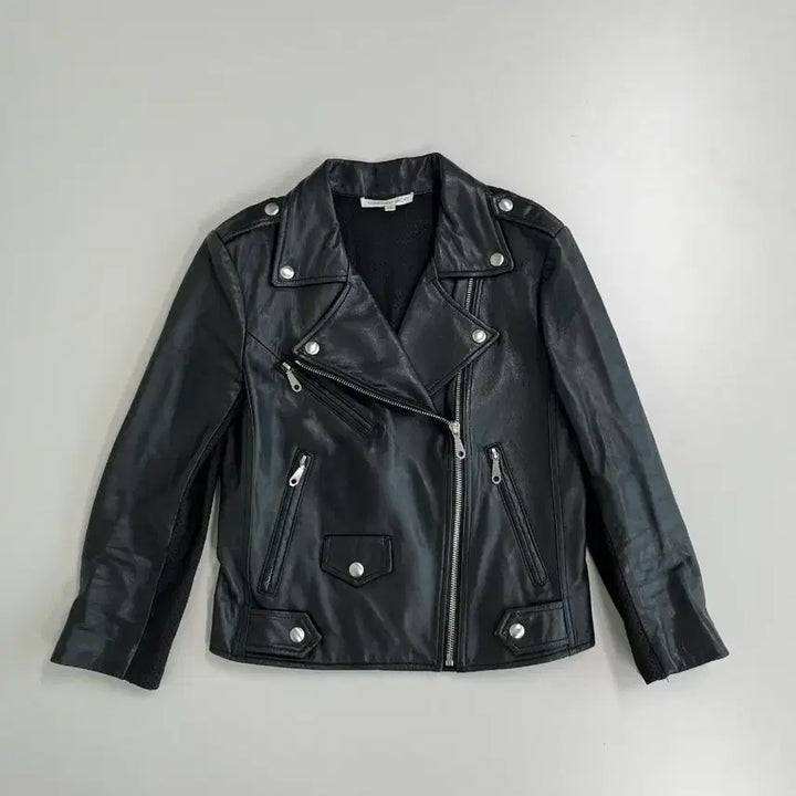 [BUNJANG] Rebecca Minkoff Black Leather Jacket / [정품] 레베카밍코프 블랙 레더 자켓 라벨
