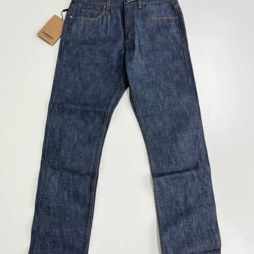[BUNJANG] Burberry Selvedge Raw Denim Pants / [정품/새상품] 버버리 셀비지 생지 데님 팬츠