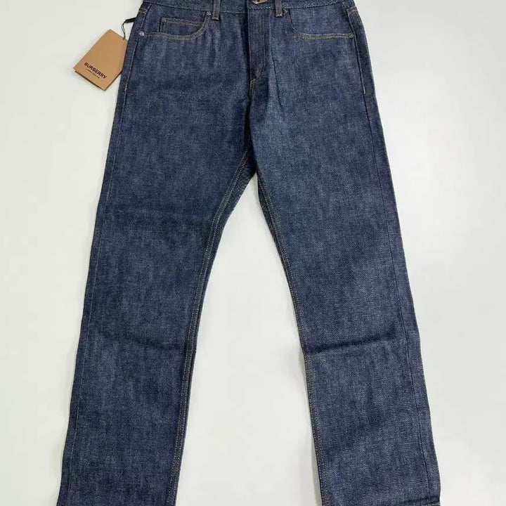 [BUNJANG] Burberry Selvedge Raw Denim Pants / [정품/새상품] 버버리 셀비지 생지 데님 팬츠