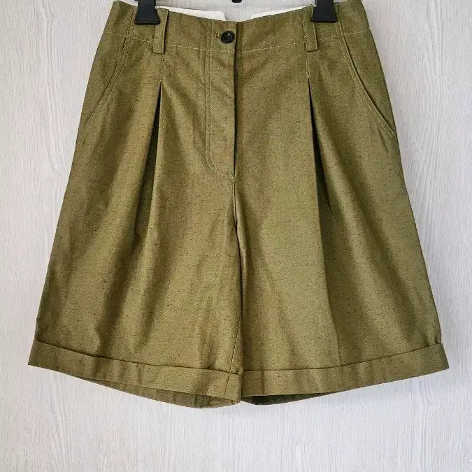 [BUNJANG] High Quality 5-Length Pleated Shorts (New) / 르로브 M핀턱반바지5부