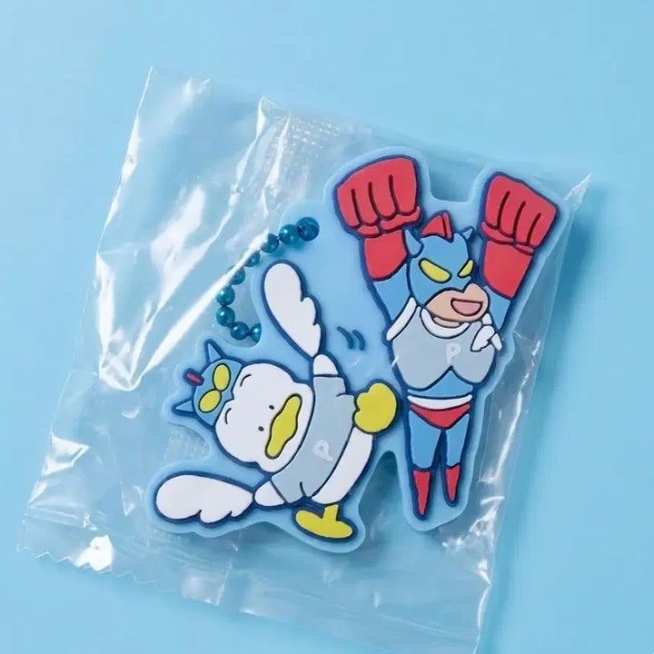 [BUNJANG] Sanrio x Action Kamen Collaboration Gacha Keychain / 산리오 액션가면 콜라보 가챠