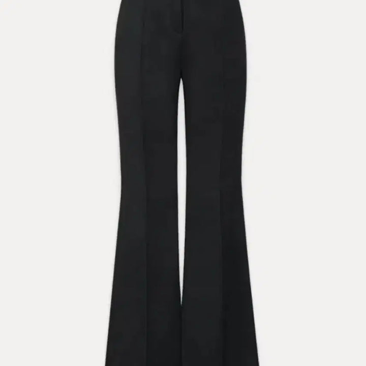 [BUNJANG] Chix Label Slit Bootcut Slacks - Black (M) / 칙스라벨 슬릿부츠컷 M사이즈