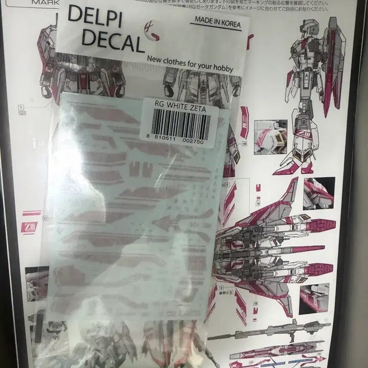 [BUNJANG] RG Zeta Gundam (MSZ-006-3) with Delpi Decal Model Kit / RG 제타건담 (MSZ-006-3)+델피데칼 팝니다