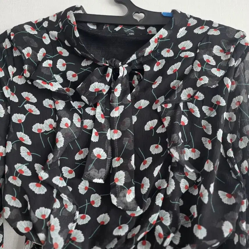 [BUNJANG] Flower Pattern Black Dress / 플라워 패턴 블랙  원피스