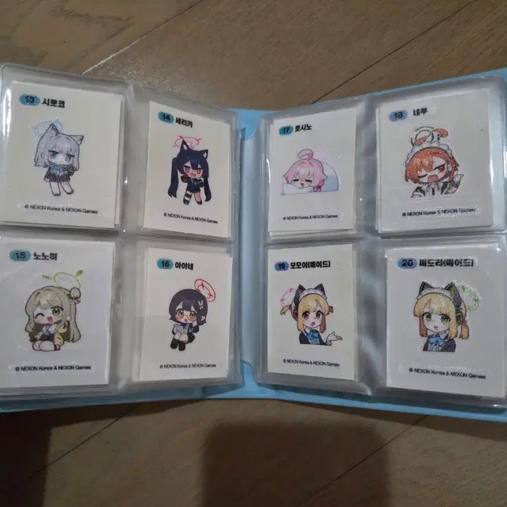 [BUNJANG] Blue Archive Tteokbokki Sticker Full Collection / 블루아카이브 띠부씰 올컬렉 팝니다