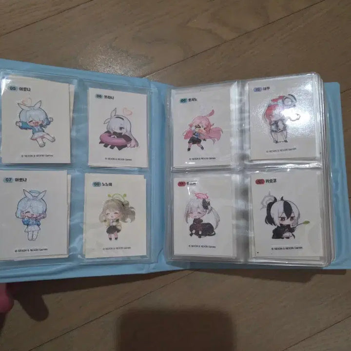 [BUNJANG] Blue Archive Tteokbokki Sticker Full Collection / 블루아카이브 띠부씰 올컬렉 팝니다