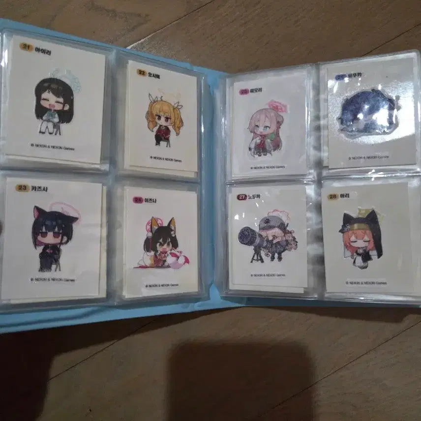 [BUNJANG] Blue Archive Tteokbokki Sticker Full Collection / 블루아카이브 띠부씰 올컬렉 팝니다
