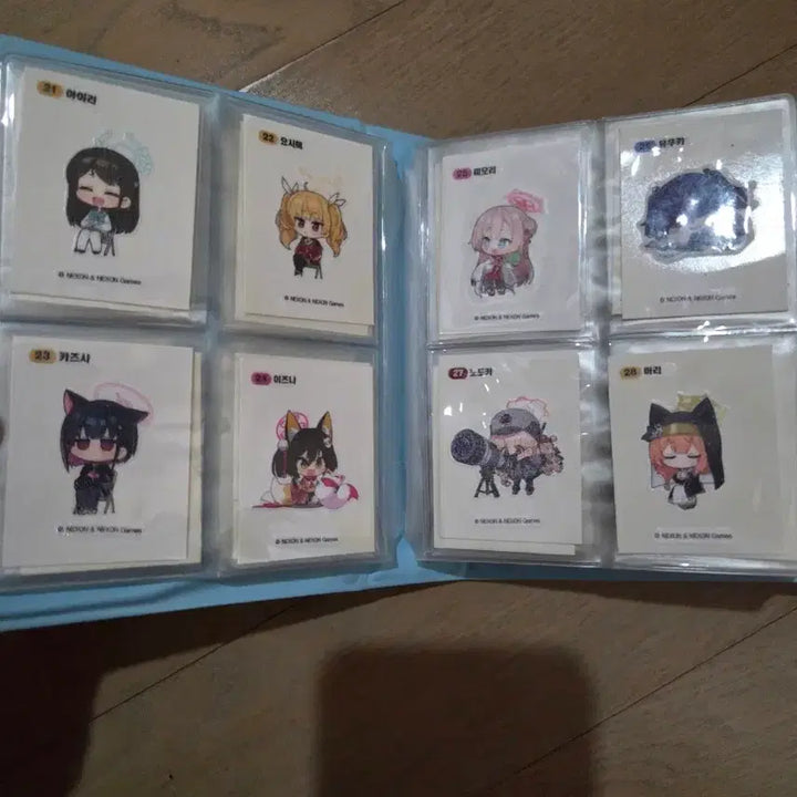 [BUNJANG] Blue Archive Tteokbokki Sticker Full Collection / 블루아카이브 띠부씰 올컬렉 팝니다