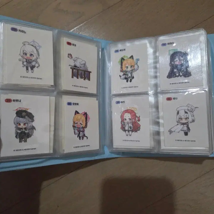 [BUNJANG] Blue Archive Tteokbokki Sticker Full Collection / 블루아카이브 띠부씰 올컬렉 팝니다