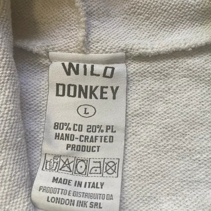 [BUNJANG] Wild Donkey Crop Hoodie / 와일드동키