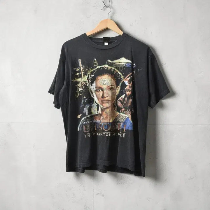 [BUNJANG] Star Wars Episode I Graphic Tee / 90S USA 스타워즈 반팔티 L M0276