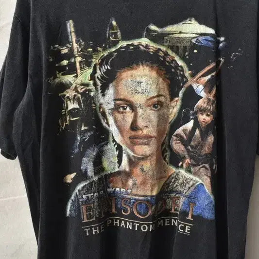 [BUNJANG] Star Wars Episode I Graphic Tee / 90S USA 스타워즈 반팔티 L M0276