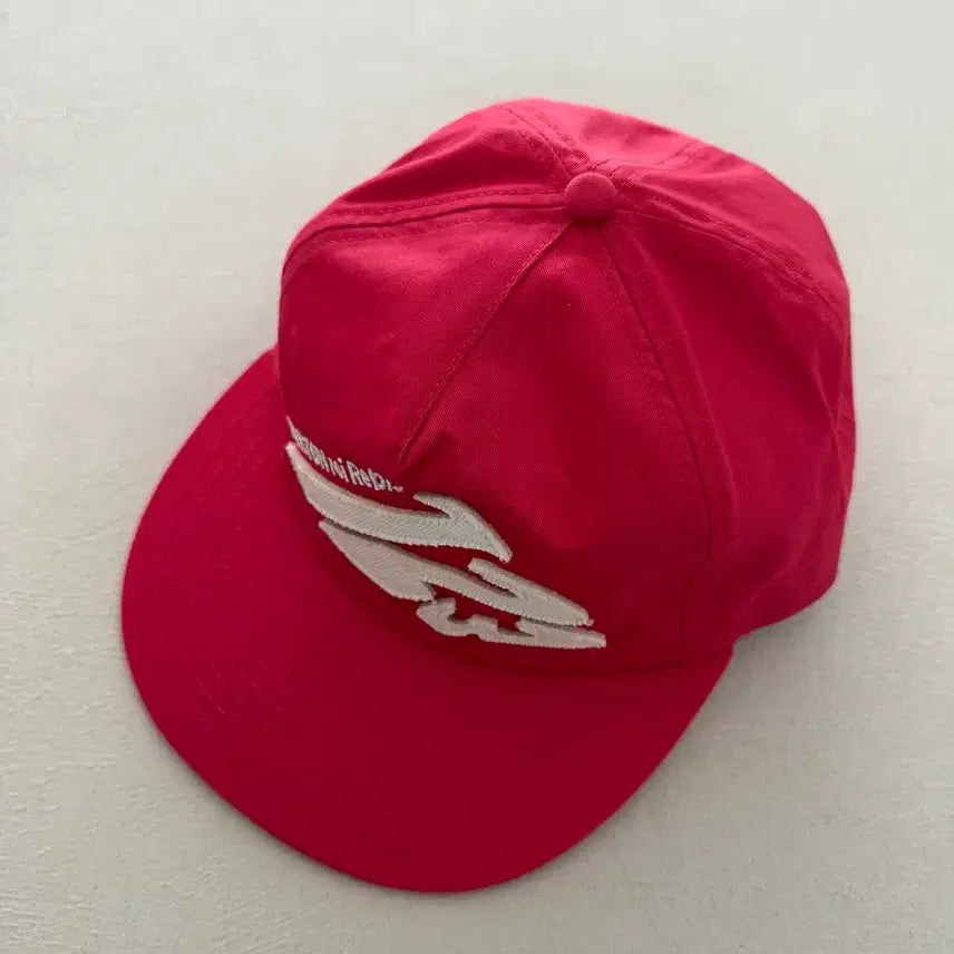 [BUNJANG] RRR123 Logo Embroidered Cap Red / RRR123 로고 자수 캡 레드