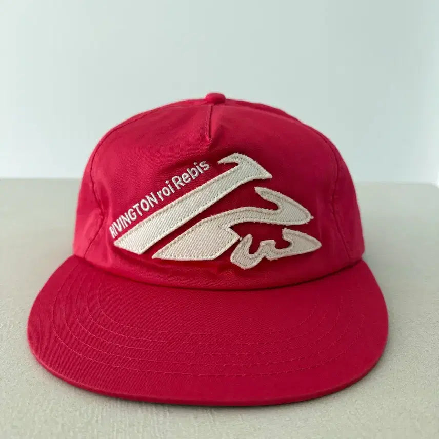 [BUNJANG] RRR123 Logo Embroidered Cap Red / RRR123 로고 자수 캡 레드