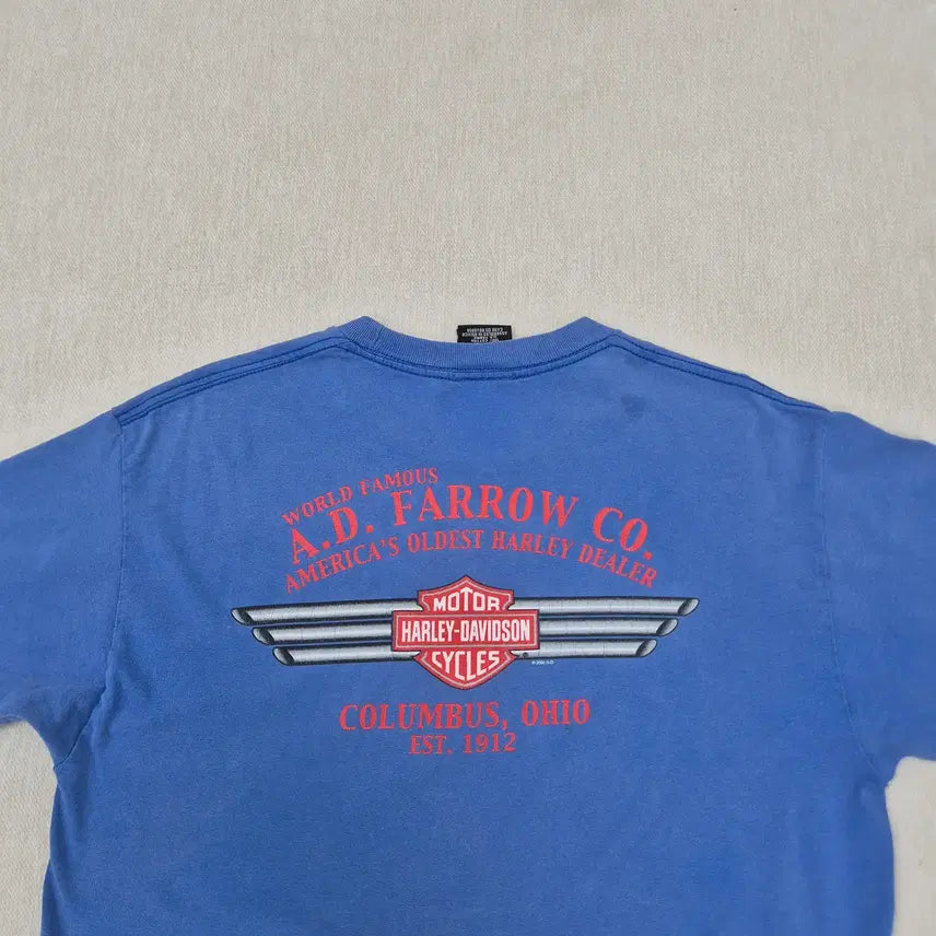 [BUNJANG] Harley Davidson L Size Vintage T-shirt / 할리데이비슨 L사이즈 반팔티셔츠
