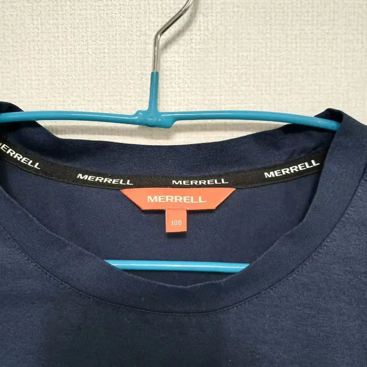 [BUNJANG] Merrell Navy Short Sleeve T-shirt / 머렐 네이비 반팔 티셔츠