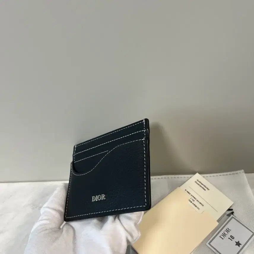 [BUNJANG] Dior Saddle Card Wallet Black Grain / 디올 새들 카드지갑 블랙 그레인