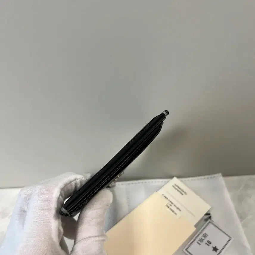 [BUNJANG] Dior Saddle Card Wallet Black Grain / 디올 새들 카드지갑 블랙 그레인