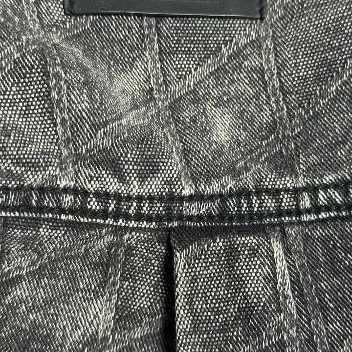 [SOLD OUT] USHI 빈티지 워싱패턴셔츠 L
