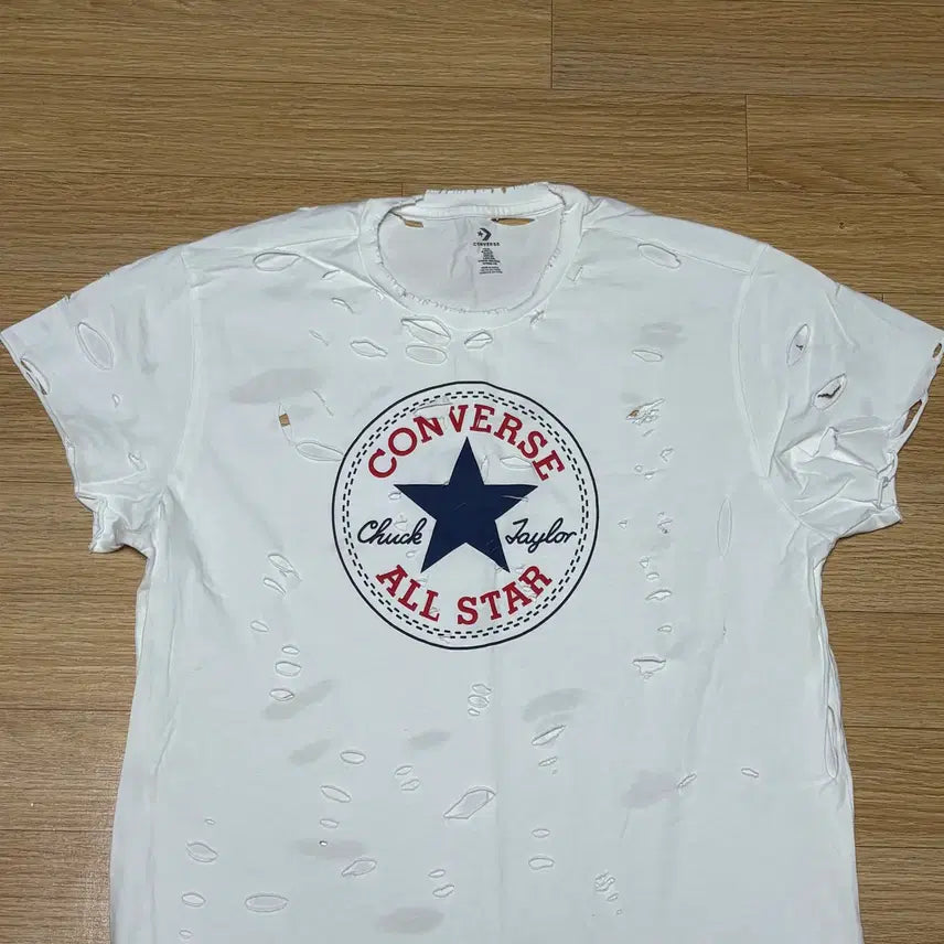 [BUNJANG] Converse Distressed Big Logo T-shirt / [XXL]컨버스 빅 로고 디스트레스드 티셔츠
