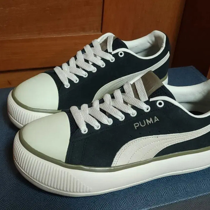 [BUNJANG] Puma Leather Sneakers (255) / 푸마 퓨마 새상품 255 가죽 운동화 스니커드