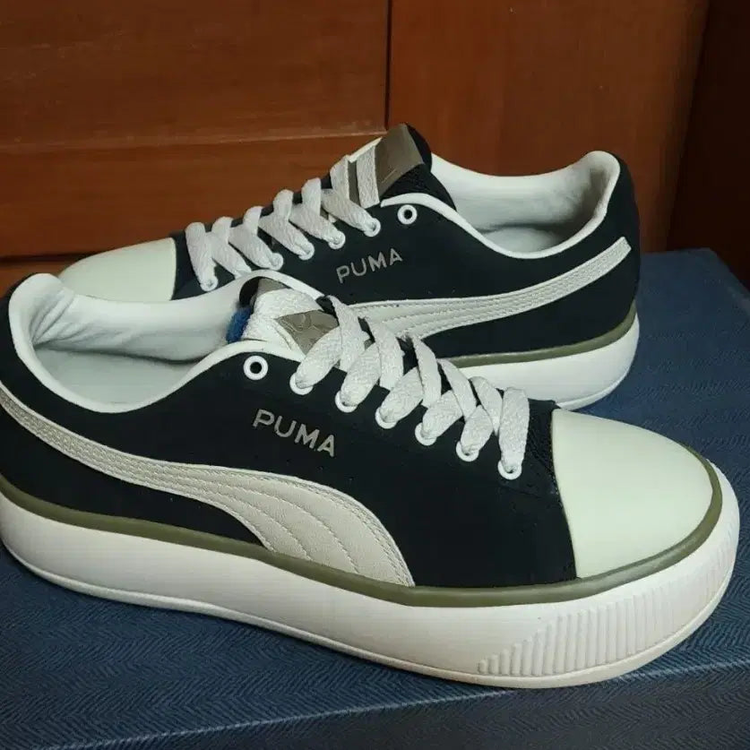 [BUNJANG] Puma Leather Sneakers / 푸마 퓨마 새상품 255 가죽 운동화 스니커드