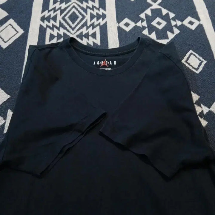 [SOLD OUT] 나이키 에어조던 피그먼트 블랙 화이트 점프맨 로고 스탠다드핏 코튼 반팔