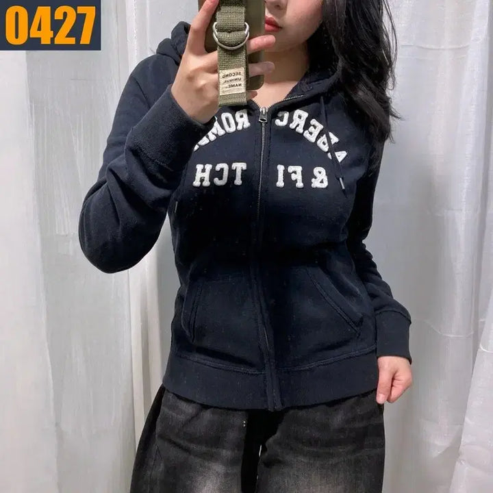 [BUNJANG] Abercrombie Y2K Hoodie Zip-up Jacket (L) / 100 아베크롬비 y2k 후드집업 자켓 아우터 L