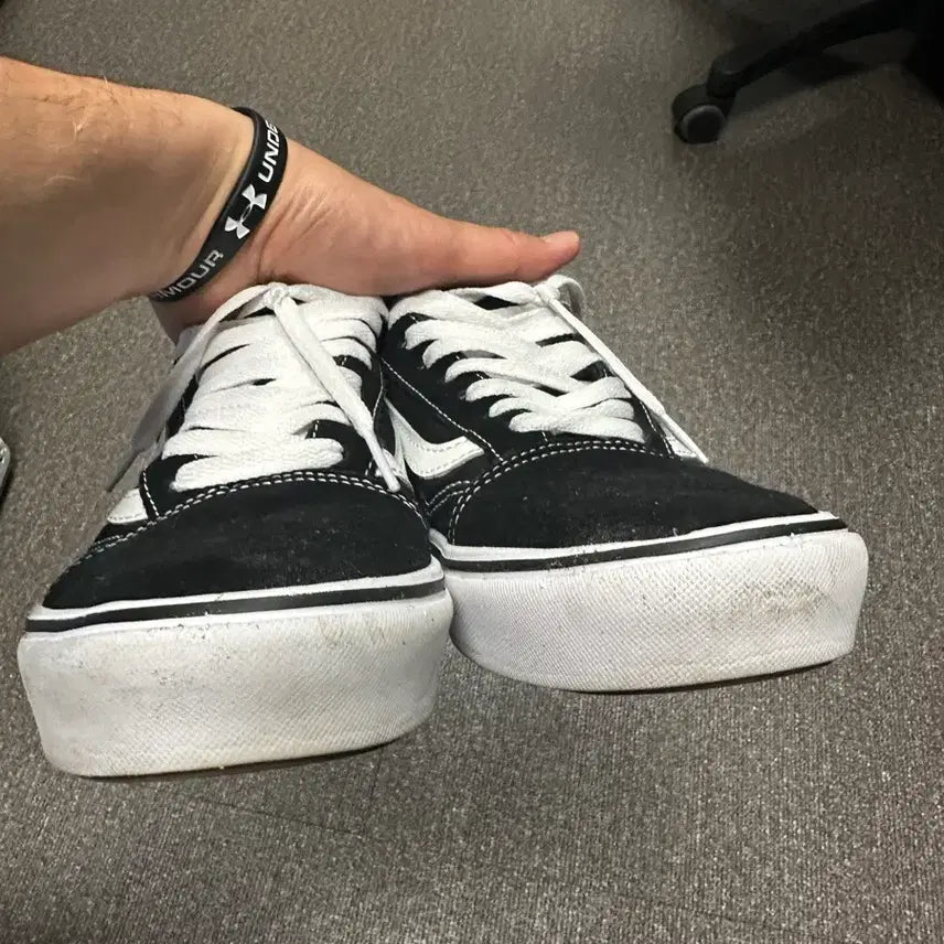 [BUNJANG] Vans Old Skool Comfycush Black Sneakers / 반스 올드스쿨 270 컨피쿠시 블랙