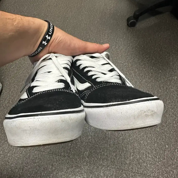 [BUNJANG] Vans Old Skool Comfycush Black Sneakers / 반스 올드스쿨 270 컨피쿠시 블랙