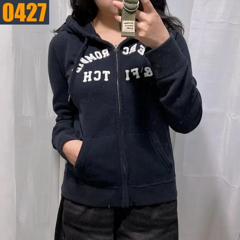 [BUNJANG] Abercrombie Y2K Hoodie Jacket L / 100 아베크롬비 y2k 후드집업 자켓 아우터 L