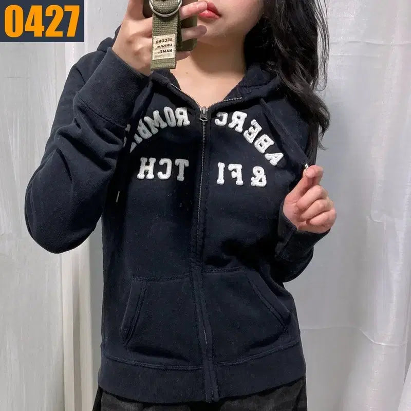 [BUNJANG] Abercrombie Y2K Hoodie Jacket L / 100 아베크롬비 y2k 후드집업 자켓 아우터 L