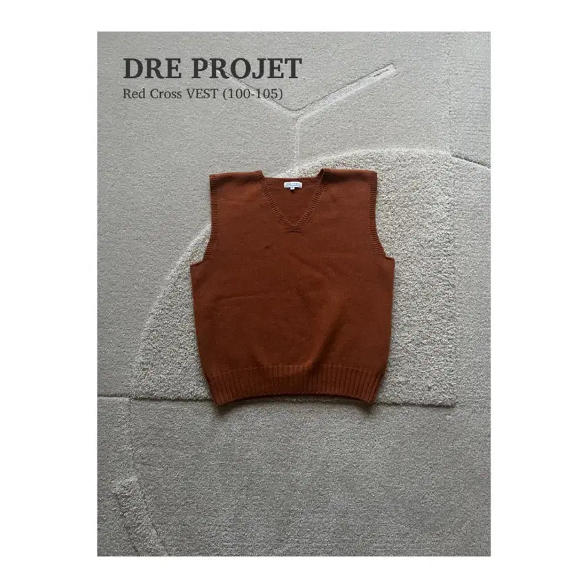 [BUNJANG] Dreproject Red Cross Vest (Size 103-105) / 드레프로젝트 Red Cross Vest (103-105)
